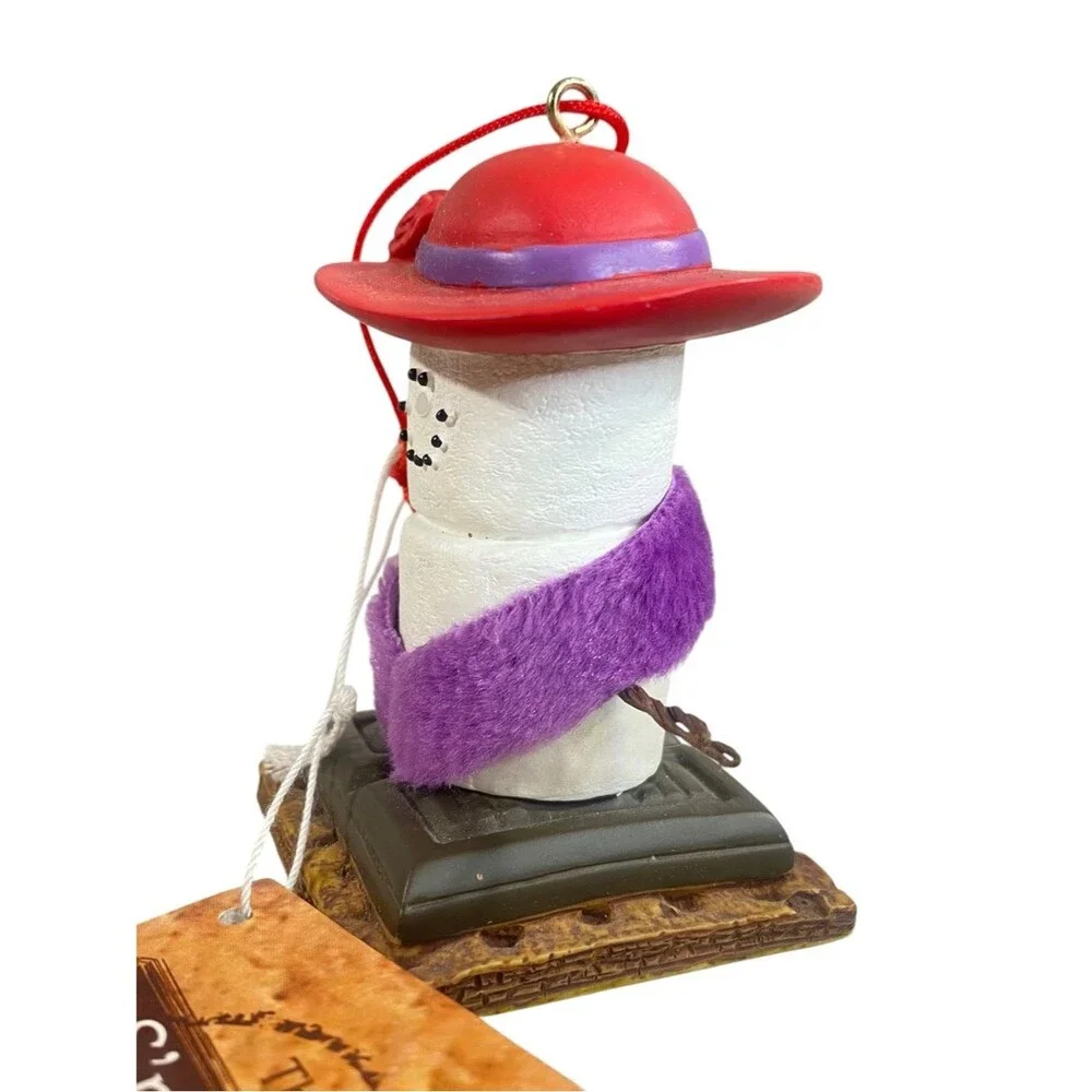 Red Hat Society Holiday Ornament Original S'mores Collection By Midwest NWT